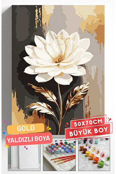 Akihabara Sayılarla Boyama Hobi Seti Çerçeveli Numaralı Tuval Fırça Boya Dahi...
