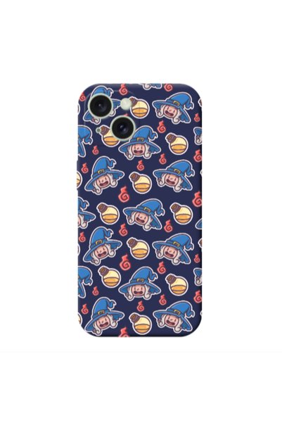 Other Apple iPhone 15 Plus Sweet Witch Dark blue Colored Silicone TPU Θήκη
