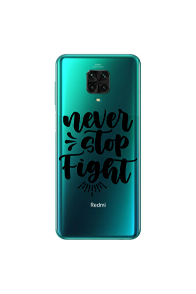 Other Xiaomi Redmi Note 9S Never stop fight Transparent Silicone TPU Θήκη