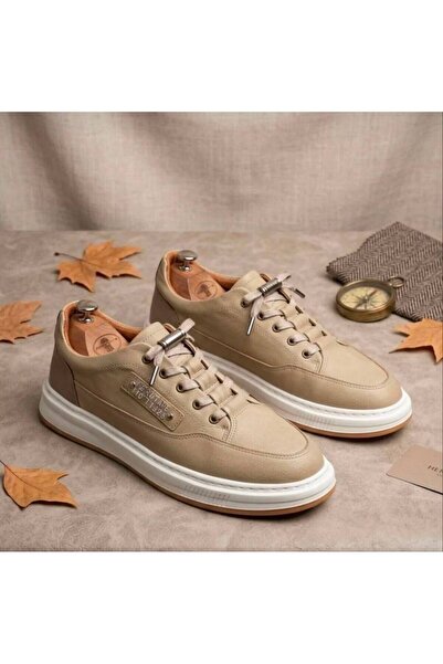VEYİS USTA Men's Summer Linen Elastic Lace-Up Lightweight Shoes