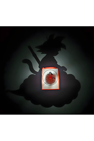 Lumishade Son Goku Gölge Lambası - Dragonball Gece Lambası - Anime - Hediyelik