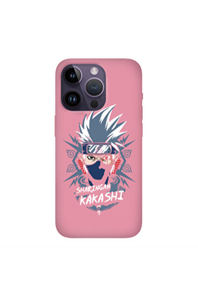 Other Apple iPhone 14 Pro Max Anime Mangoo Pink Colored Silicone TPU Θήκη