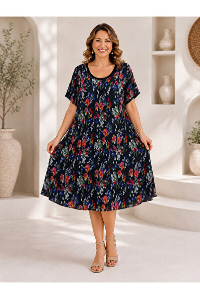MENSAR OTANTİK Cotton Flowered Dress Standard