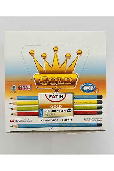 FATİH KALEM SEAROCK Fatih Kurşun Kalem 144'lü Kutu Renkli Gövdeli Köşeli HB O...