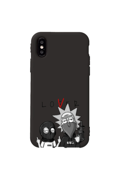 Other Apple iPhone Xs Rick Loser Black Colored Silicone TPU Θήκη