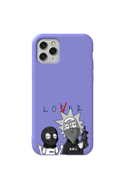Other Apple iPhone 11 Pro Rick Loser Purple Colored Silicone TPU Θήκη