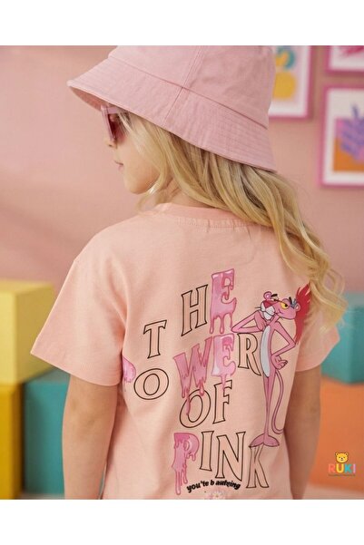Ruki Çocuk Kız Çocuk The Ower Of Pınk T-Shirt Şort Takım