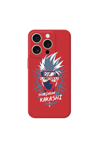 Other Apple iPhone 15 Pro Anime Mangoo Red Colored Silicone TPU Θήκη