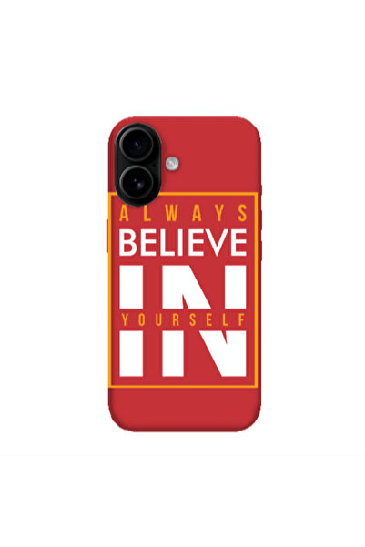Other Apple Iphone 16 plus Always Belive Red Colored Silicone TPU Θήκη