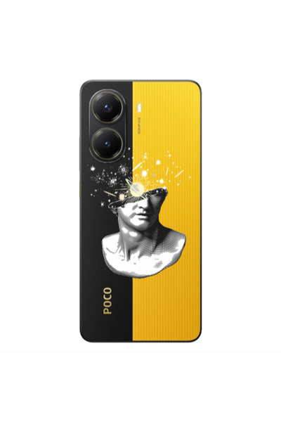 Other Xiaomi Poco X7 Pro Space Statue Transparent Silicone TPU Θήκη