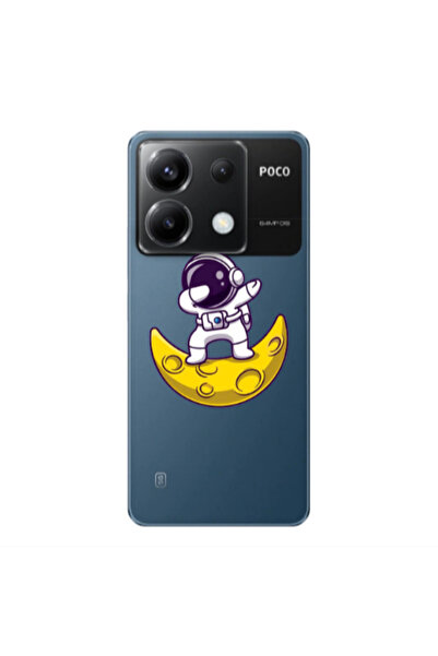 Other Xiaomi Poco X6 5G Astronaut on the moon Transparent Silicone TPU Θήκη