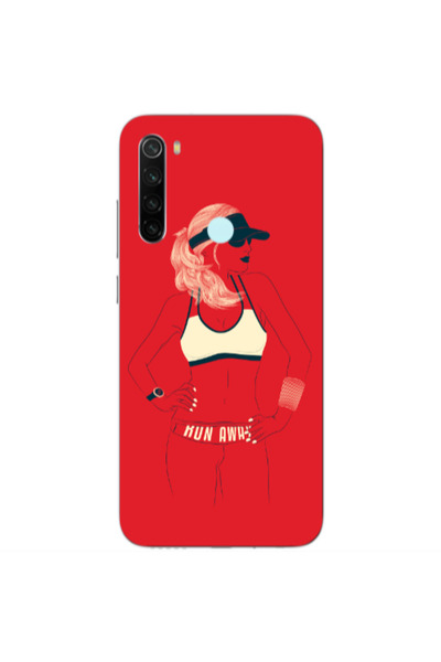 Other Xiaomi Redmi Note 8 Run away Transparent Silicone TPU Θήκη