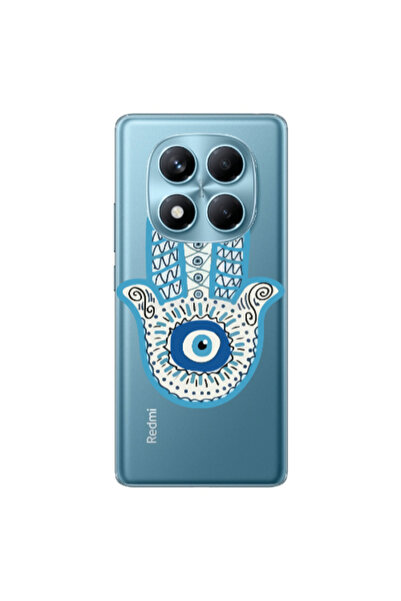 Other Xiaomi Redmi Note 14 Pro Evil eye bead in hand Transparent Silicone TPU...