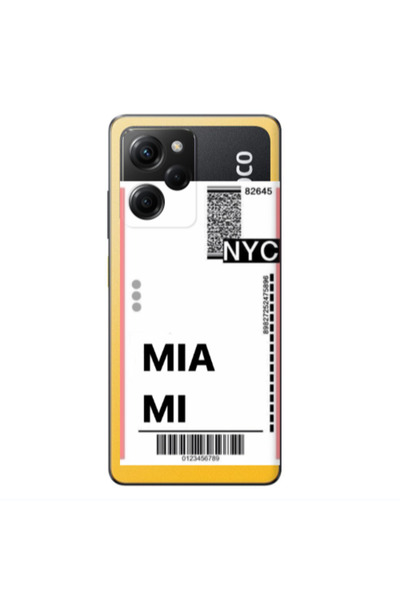 Other Xiaomi Poco X5 Pro Miami NYC Transparent Silicone TPU Θήκη