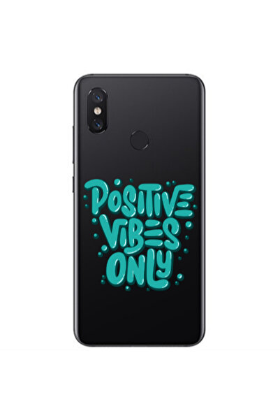 Other Xiaomi Mi 8 Positive Vibes Only Transparent Silicone TPU Θήκη
