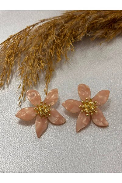 BIJUTERI Flower Model Earrings