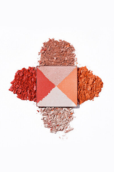 Dora Joy Yedek 4'lü Toz Far Coral Reef 02 Mat & Işıltılı Talc Free Hyalüronik Asit & E Vitamini / My Joy Fill Eyeshadow Quad Refill