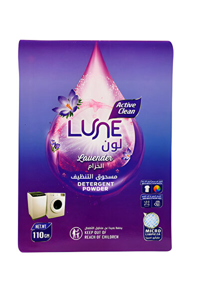 lune Lavender Detergent Powder 110g | Active Clean Laundry Detergent