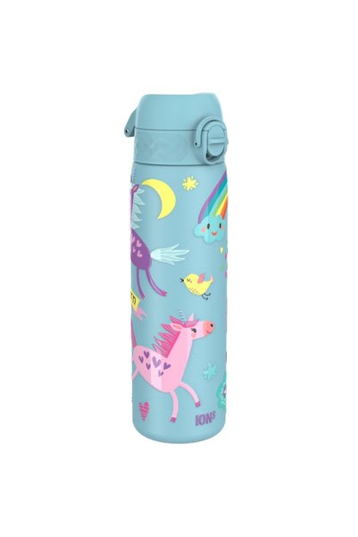 Ion8 600ml Μεταλλικό Μπουκάλι Μονόκερος σε Μπλε