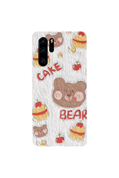Other Huawei P30 Pro Cake Bear Transparent Silicone TPU Θήκη
