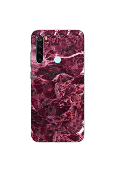 Other Xiaomi Redmi Note 8 Marble Cherry Transparent Silicone TPU Θήκη