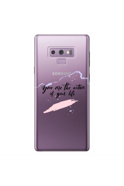 Other Samsung Note 9 You are the authors Transparent Silicone TPU Θήκη