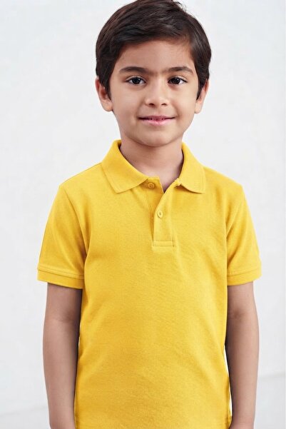 NACAR STORE Children's Unisex Cotton Polo Collar Short Sleeve School T-Shirt ...