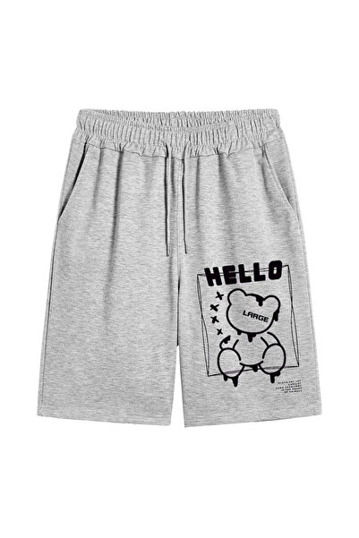 bellanova Hanangiyim Unisex Daily Combed Cotton Elastic Shorts