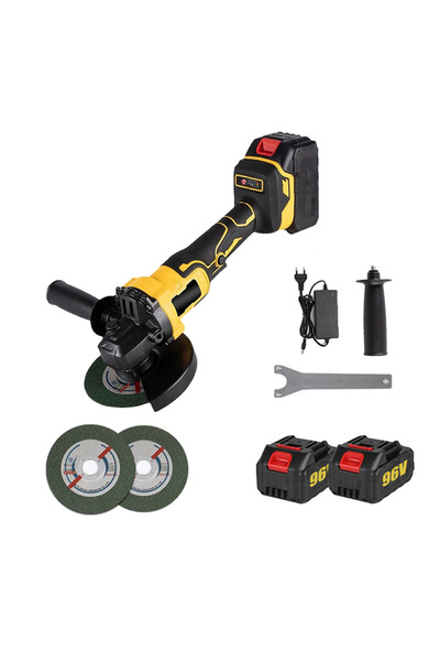 NEXTLY Polizor unghiular fără fir de 96V, 8500 RPM, Kit cu două baterii, Afiș...