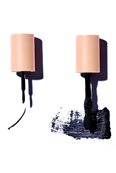 Dora Joy 2 in 1 Çift Taraflı Maskara & Eyeliner Black 01 Yoğun Siyah Hızlı Ku...