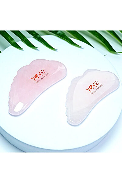 YEYE Made In Nature AFRODYTA Piatră Gua Sha pentru masaj și relaxare – cuarț roz