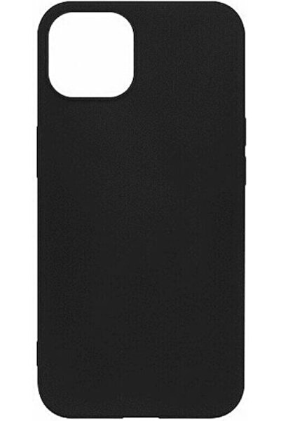 OEM Ματ Πίσω Κάλυμμα Σιλικόνης 1.2mm Μαύρο (iPhone 13 mini)