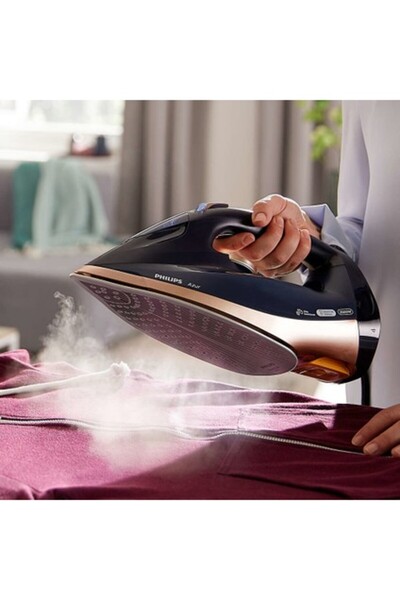 Philips Azur Buharlı Ütü 3000 W Sürekli Buhar 55 g/dk Siyah Renk ile Hızlı Üt...