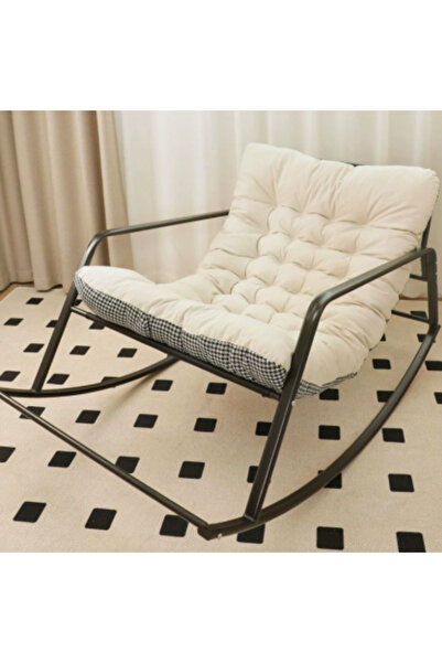 Diason Modern Rocking Lounge Chair with Side Storage Pocket, Ergonomic Padded...