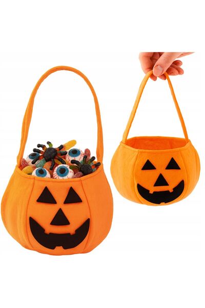 Korbi Pungă de bomboane dovleac de Halloween