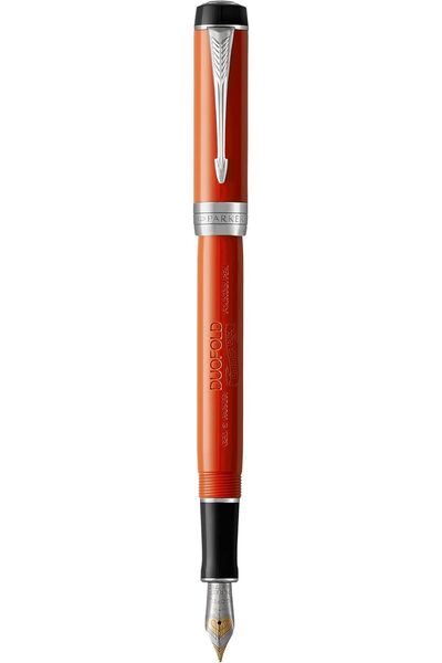 Parker Duofold Vintage Kırmızı CT DolmaKalem Centenial,Medium uç