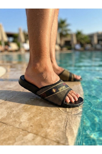 GEZER Sport Comfortable Balcony Garden Daily Men's Slippers