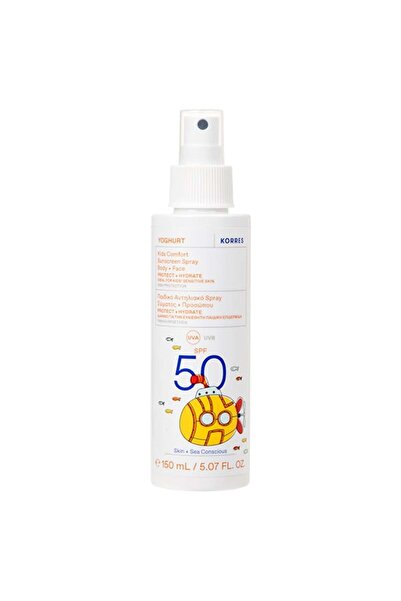 korres | Yoghurt Παιδικό Αντηλιακό Spray για Πρόσωπο &amp; Σώμα SPF50 | 150ml
