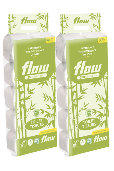 Flow Toilet Roll 2Ply 2x10x400's
