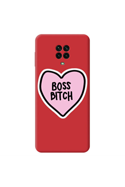 Other Xiaomi Redmi Note 9 Pro Boss Bitch Red Colored Silicone TPU Θήκη