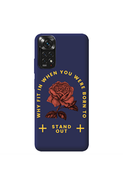 Other Xiaomi Redmi Note 11 4G Stand out Dark blue Colored Silicone TPU Θήκη