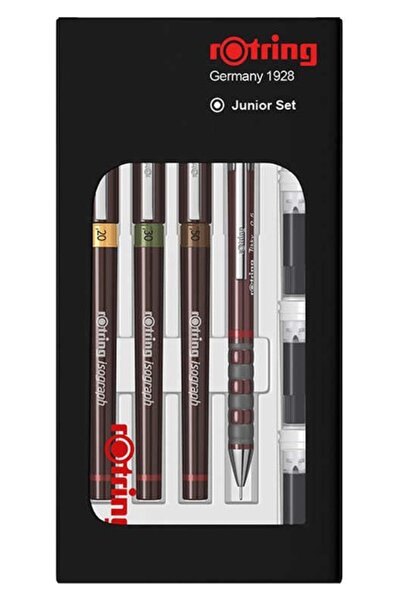 Rotring Rapido Seti Junior 4 Parça Kalem Seti 0,20 0,30 0,5 Renkli ve Hassas ...