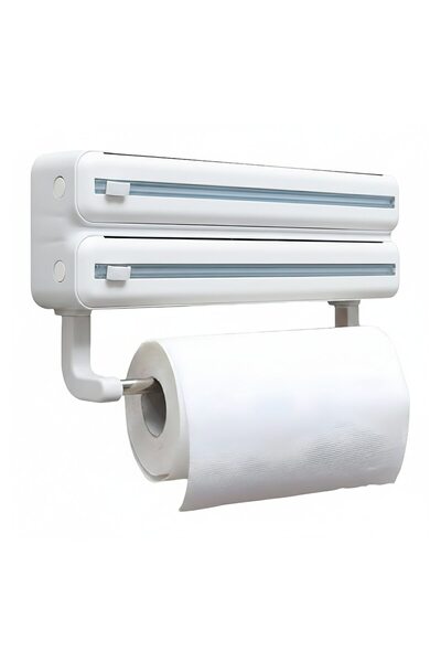 YBOSHOP Suport autoadeziv pentru folie alimentară, folie aluminiu și șervețel...
