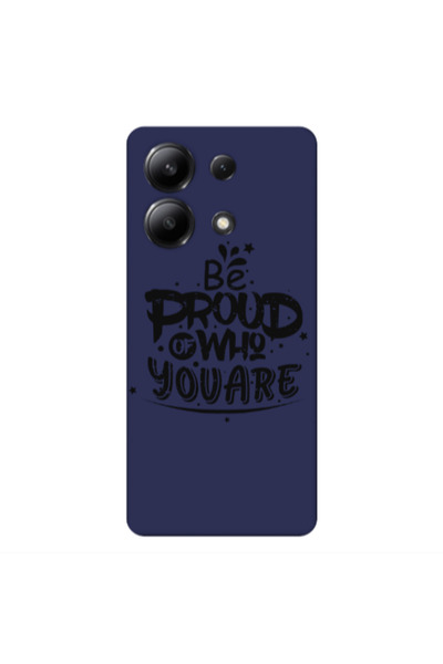 Other Xiaomi Redmi Note 13 4G Be proud of who you are Dark blue Colored Silic...
