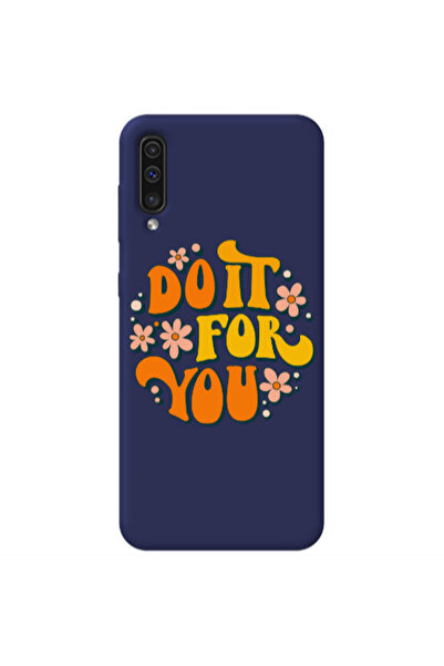 Other Samsung A70 Do it For You Dark blue Colored Silicone TPU Θήκη