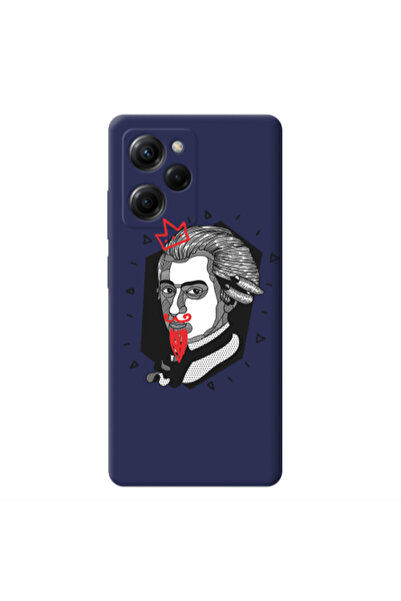 Other Xiaomi Poco X5 Pro Bearded Dark blue Colored Silicone TPU Θήκη