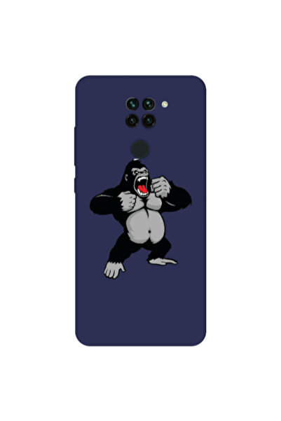 Other Xiaomi Redmi Note 9 Angry Gorilla2 Dark blue Colored Silicone TPU Θήκη