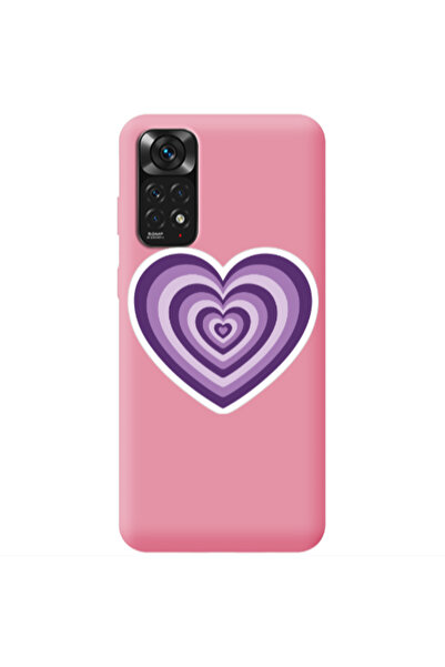 Other Xiaomi Redmi Note 11 4G My Heart Is Yours 2 Pink Colored Silicone TPU Θήκη