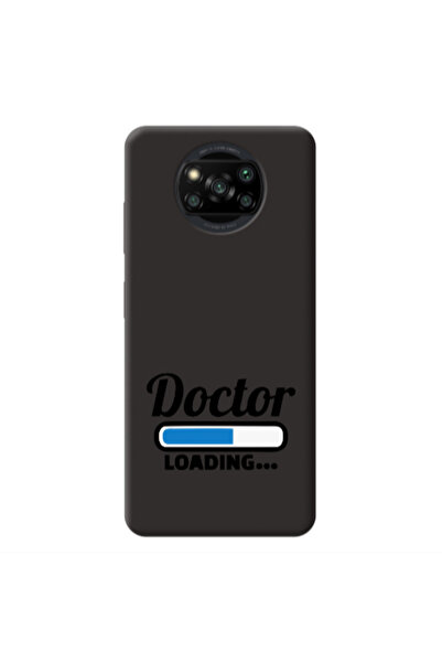 Other Xiaomi Poco X3 /X3 Pro Doctor Loading Black Colored Silicone TPU Θήκη