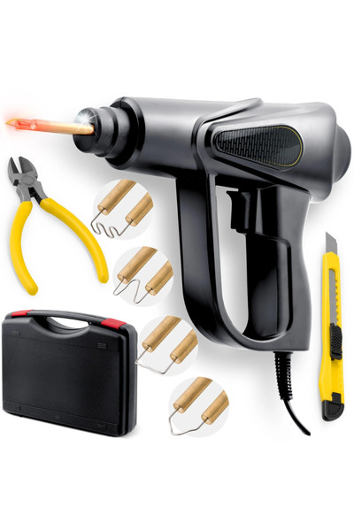 Velixo Set pistol de sudură plastic 70W, încălzire în 3 secunde, 400 ° C, LED...